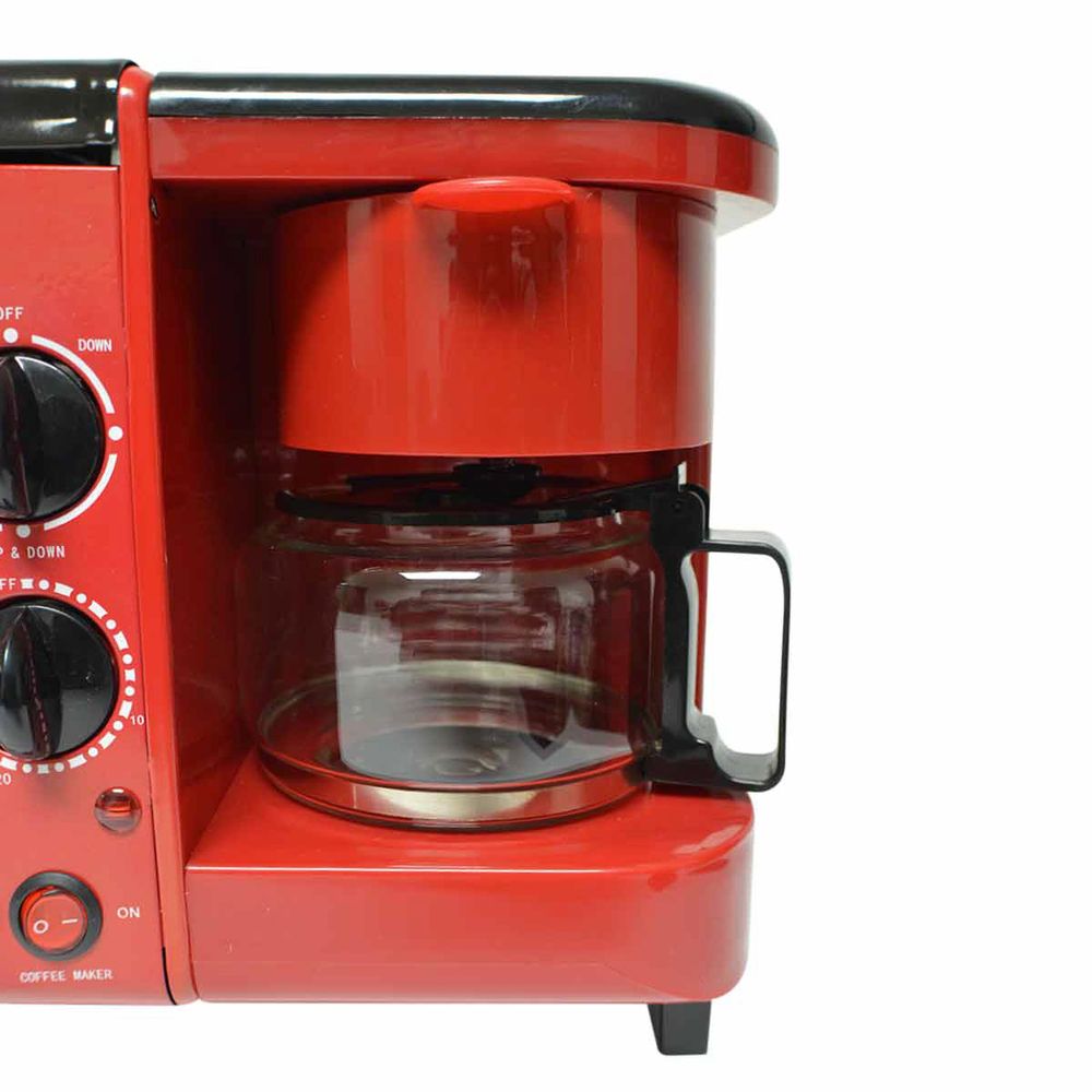 Horno Eléctrico 3 En 1 Disa Home Rojo 19190005 - lamarinamx