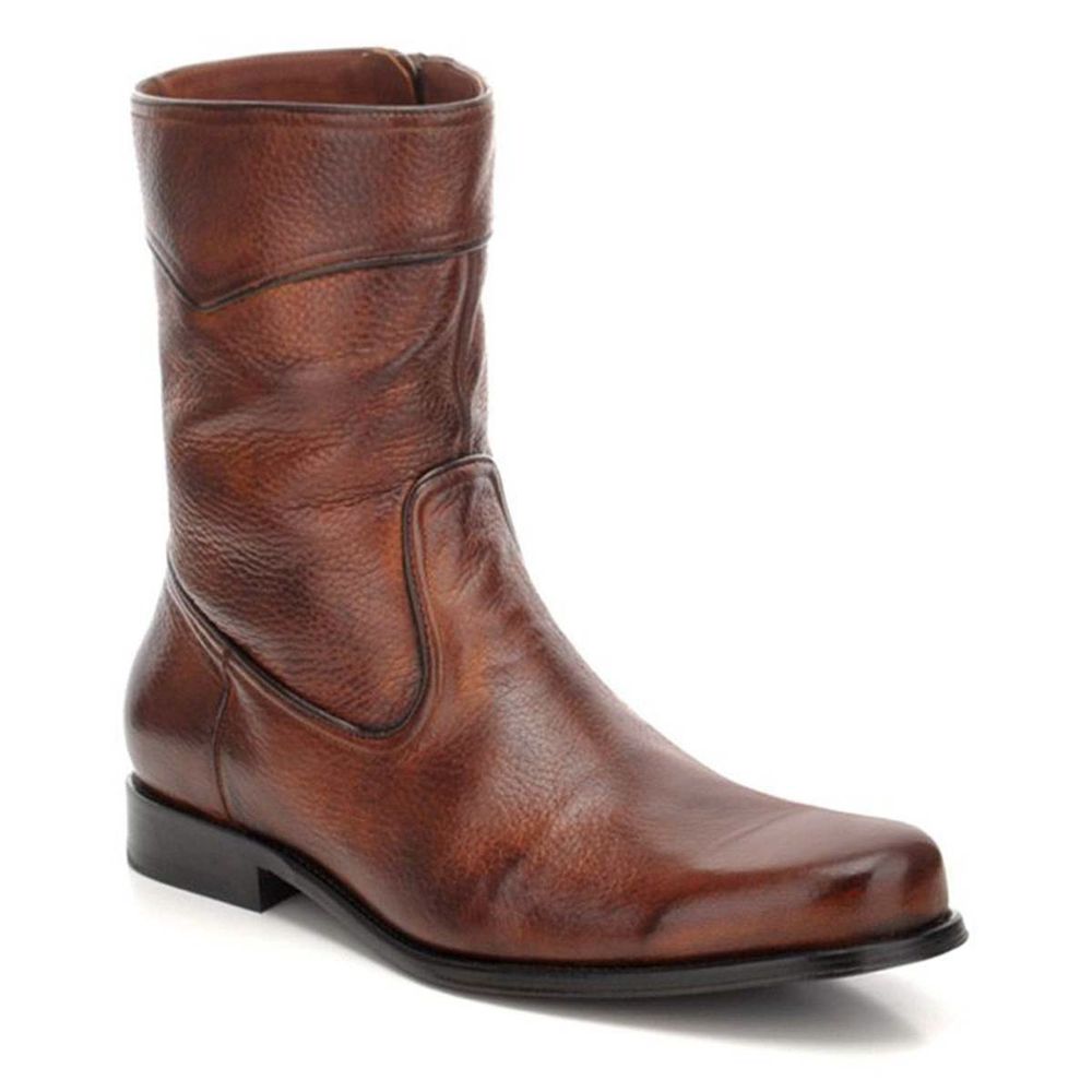 Bota De Vestir Caballero Franco Cuadra Almendra G08VNVN - lamarinamx