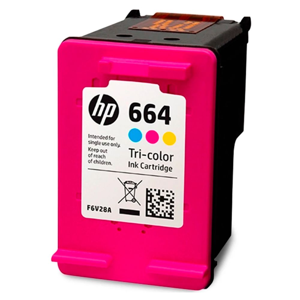 Cartucho De Tinta Hp F6V28Al 664 Tricolor - lamarinamx