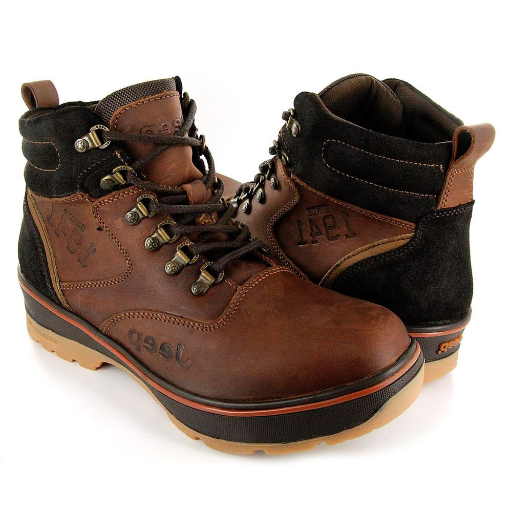 Bota De Trabajo Para Caballero Jeep Bronce 10101 - lamarinamx