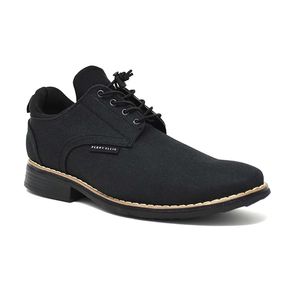 Zapato Casual Para Caballero Perry Ellis Negro PE-6021 - lamarinamx