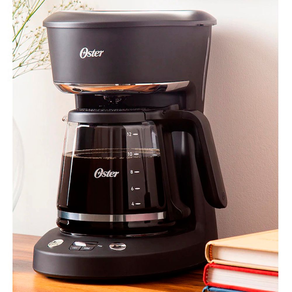 Cafetera Eléctrica Oster Negro BVSTDCP12B013 - lamarinamx