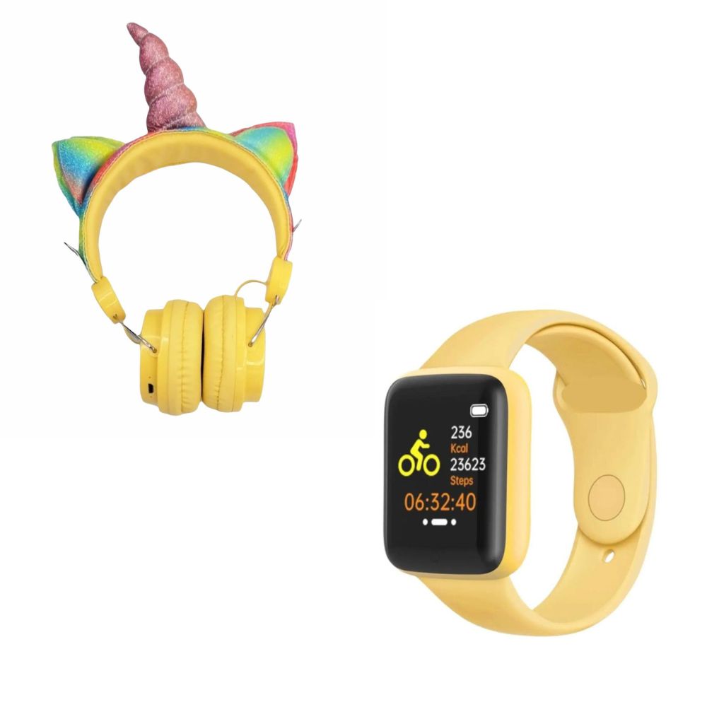 Kit de audífonos y smartwatch GPS Gadgets&Fun para niños