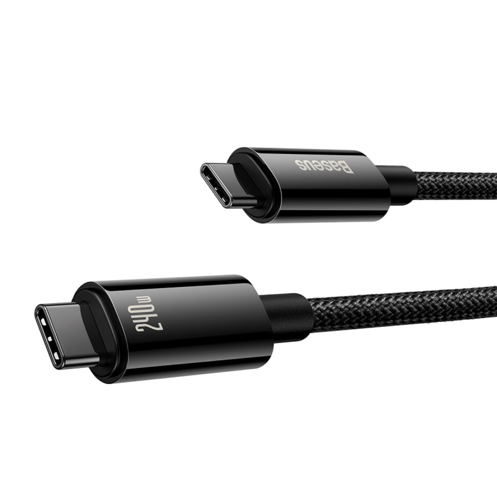 Cable de Carga Rápida 240W PD3.1 USB-C a USB-C, 3m Baseus Color